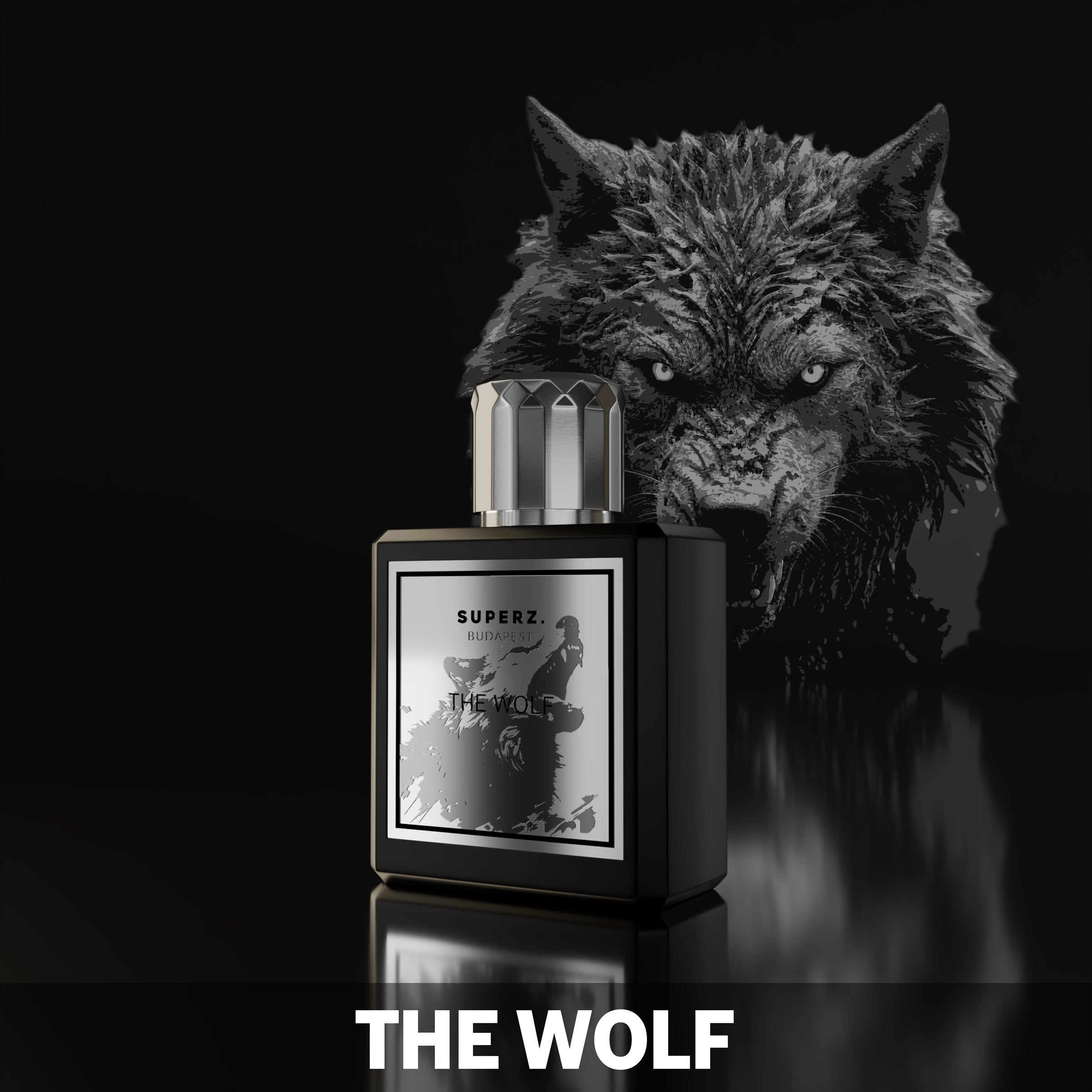 Khamzat Wolf by Superz, original fragrance bottle