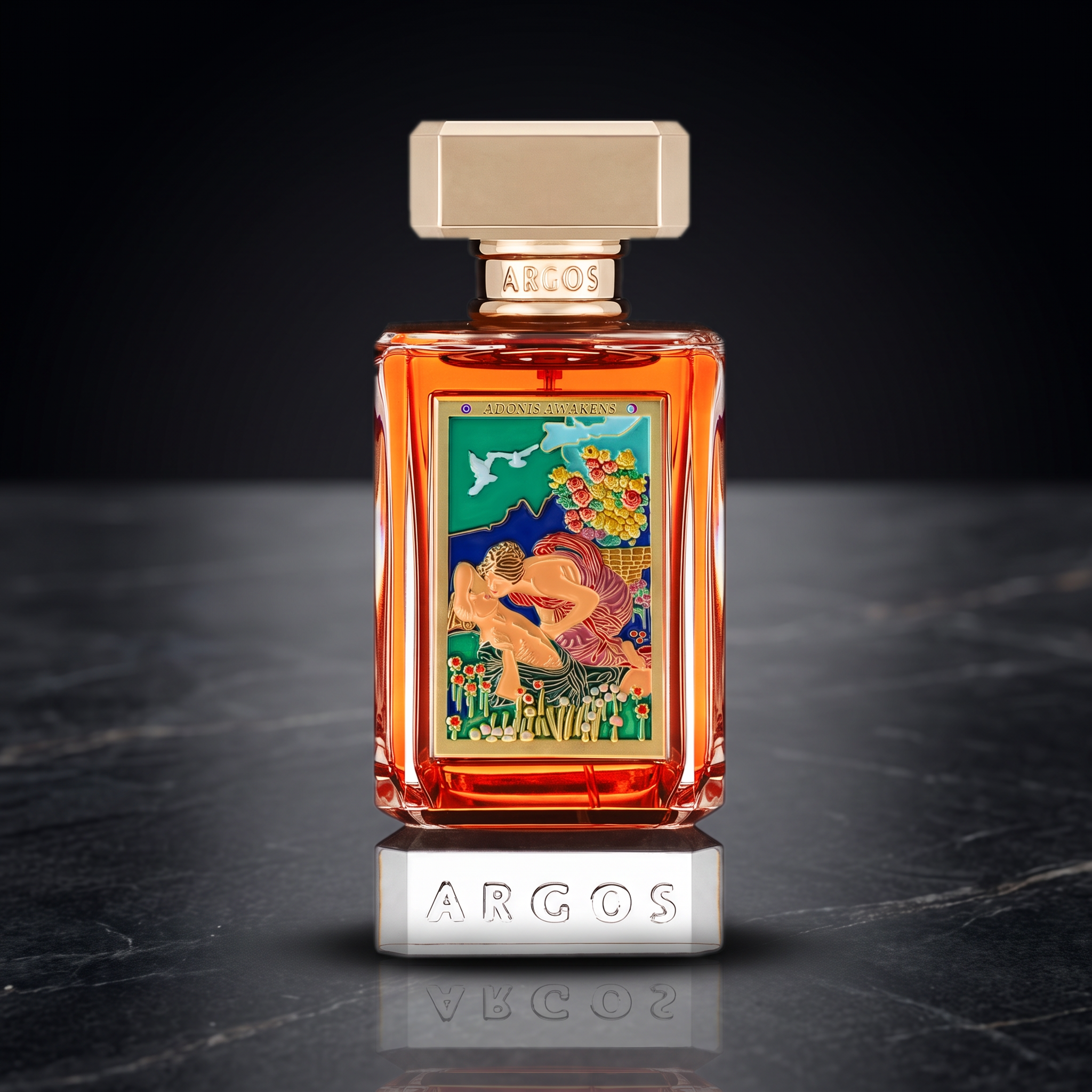 Adonis Awakens by Argos, original fragrance bottle
