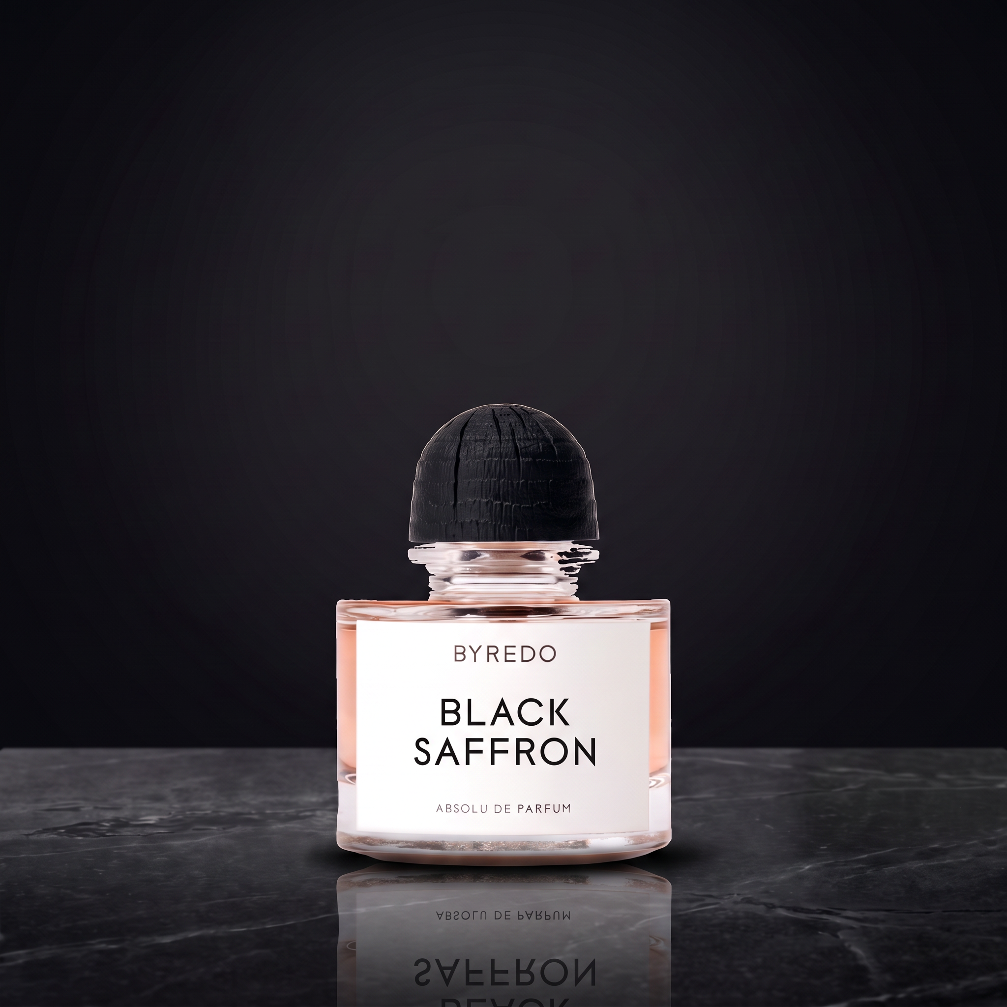 Black Saffron Absolu by Byredo, original fragrance bottle