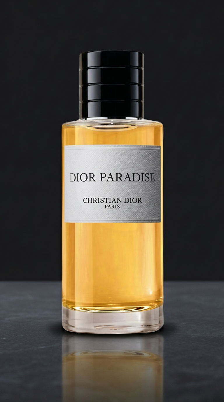 Paradise by Dior, original fragrance bottle