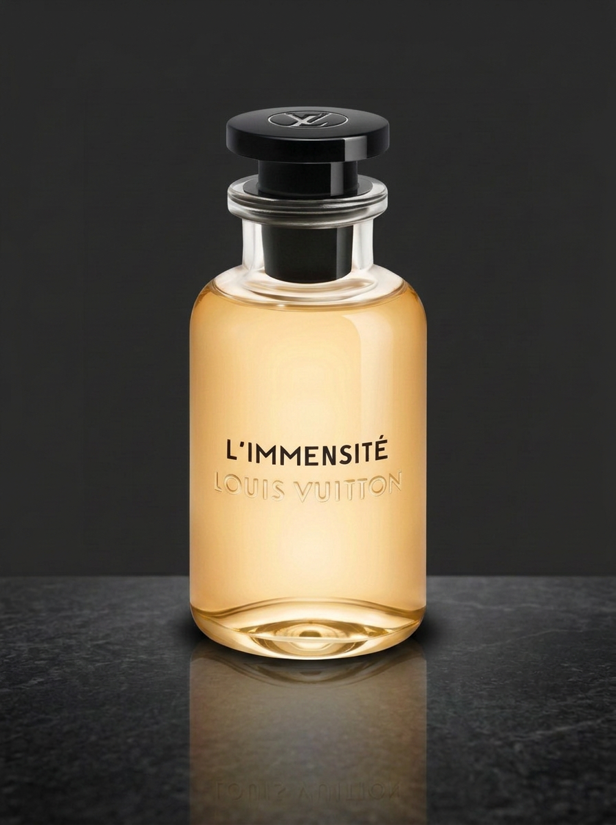 L'Immensité by Louis Vuitton, original fragrance bottle