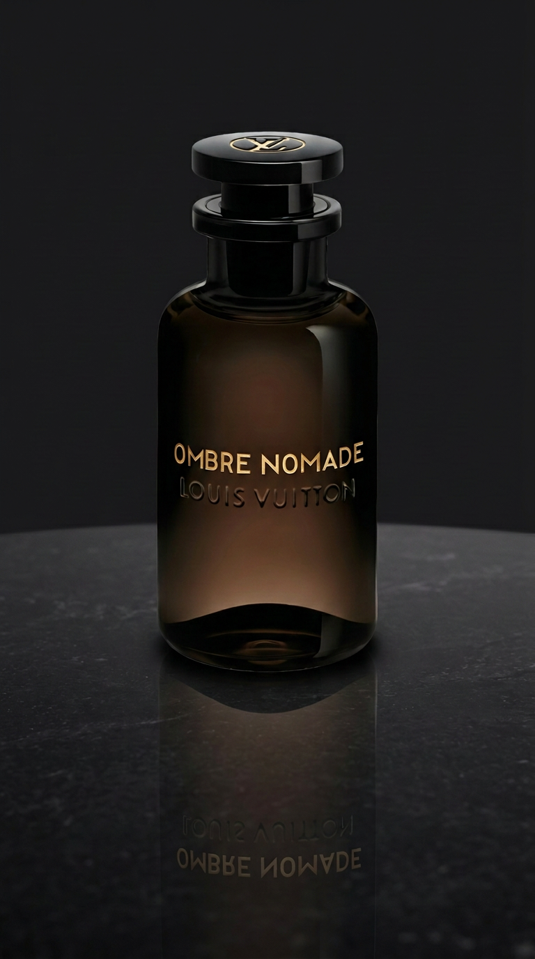 Ombre Nomade by Louis Vuitton, original fragrance bottle