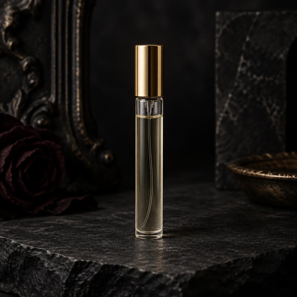 Cosmos by The House of Bo, ToroScents clear decant bottle