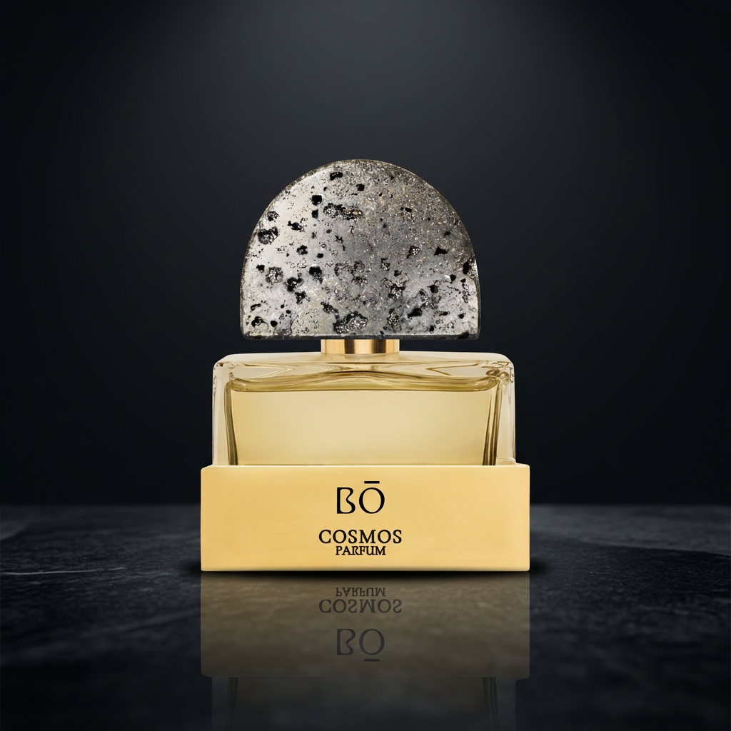 Cosmos by The House of Bo, original fragrance bottle